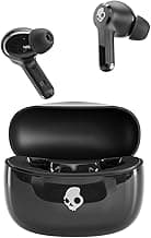 Skullcandy Ink’d ANC Wireless Earbuds with Active Noise Cancelling, 43Hr Battery + Rapid Charge, Quad Mic with ENC, 10mm Drivers, Multipoint Pairing, Sweat & Water Resistant – Black Glossy