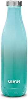 MILTON Prudent 500 Thermosteel Bottle, 510 ml Water Bottle, 24 Hours Hot and Cold, Double Wall Vacuum Insulated, Water Bottles, Tea Flask/Coffee Flask for Sports, Travel, Aqua Green