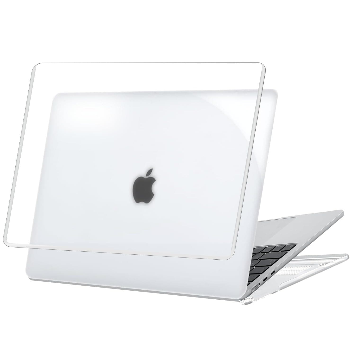 Dyazo Laptop Case Compatible for 2022|2024|2025|2026 MacBook Air 13.6 inch Release M5 A3449 M4 A3240 M3 A3113 M2 A2681 Models with Touch ID, Plastic Hard Shell Case, Smooth Glossy Finish Crystal Clear