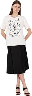 VERO MODA Women's Cartoon Regular Fit T-Shirt