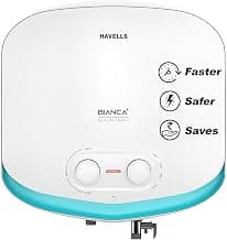 Havells All New Bianca+ 25L 5 Star 3-in-1 Convertible Storage Water Heater(Geyser)|Dual Element|33% Fast Heating|Shock Safe Plug|7 Year Tank & 5 Year element Warranty|Free Installation & Flexi pipe