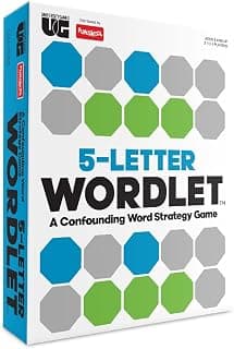 Funskool 5 Letter Wordlet, Strategy Game, Board Game for Kids, Adults, Families, Educational, Fun, 2 to 4 Players, Family Fun, Learning Activity Toy for Childrens, Gift Set for Kid, Ages 8+ Years