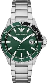 Emporio Armani Diver Analog Green Dial Men's Watch-AR11338