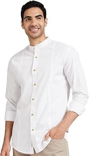 Amazon Brand - INKAST Men's Solid Slim Fit Casual Shirt