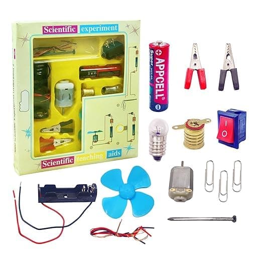 Eclet Toy Science Kit for Child, Kids STEM Experiment Kit, Electric Circuit Motor Fan Project Toy, Educational Learning Science Activity Kit for School Project & Return Gift - HJ