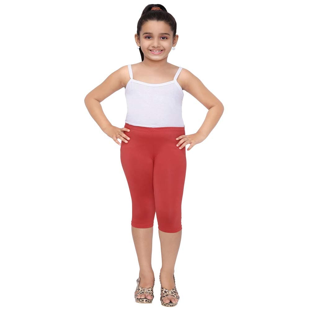 Robinbosky Premium Girls Capri Leggings for All Age Group | Multiple Colors