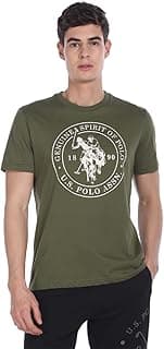 U.S. POLO ASSN. Men's I643 Comfort Fit Printed Lounge T-Shirt