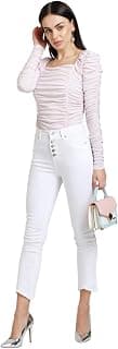 Kazo Ruched Full Sleeves Top Pink
