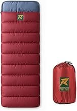 ROCKSPORT Camp Lite Sleeping Bag for Adults (8°C to 20°C,Maroon - Grey) | Lightweight, Compact & Waterproof Sleeping Bag for Men & Women | Butter NS Fabric, Indoor & Outdoor Camping Accessories