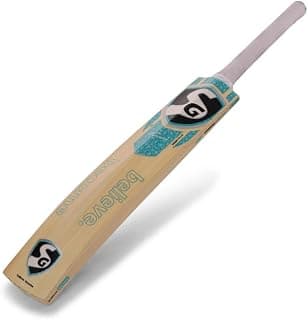 SG Max Cover Cricket Bat, Kashmir Willow, for Professional and Recreational Play (Size 5)