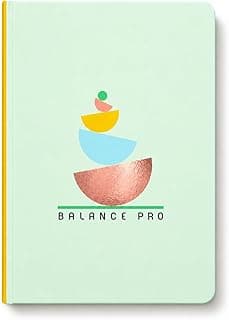 DOODLE Work Life Balance Planner – A5 Undated 6 Months Planner | Productivity, Goal Setting & Self-Care Gratitude Journal | Monthly + Daily Planning | Hard Cover | 200+ Stickers | Balance Pro