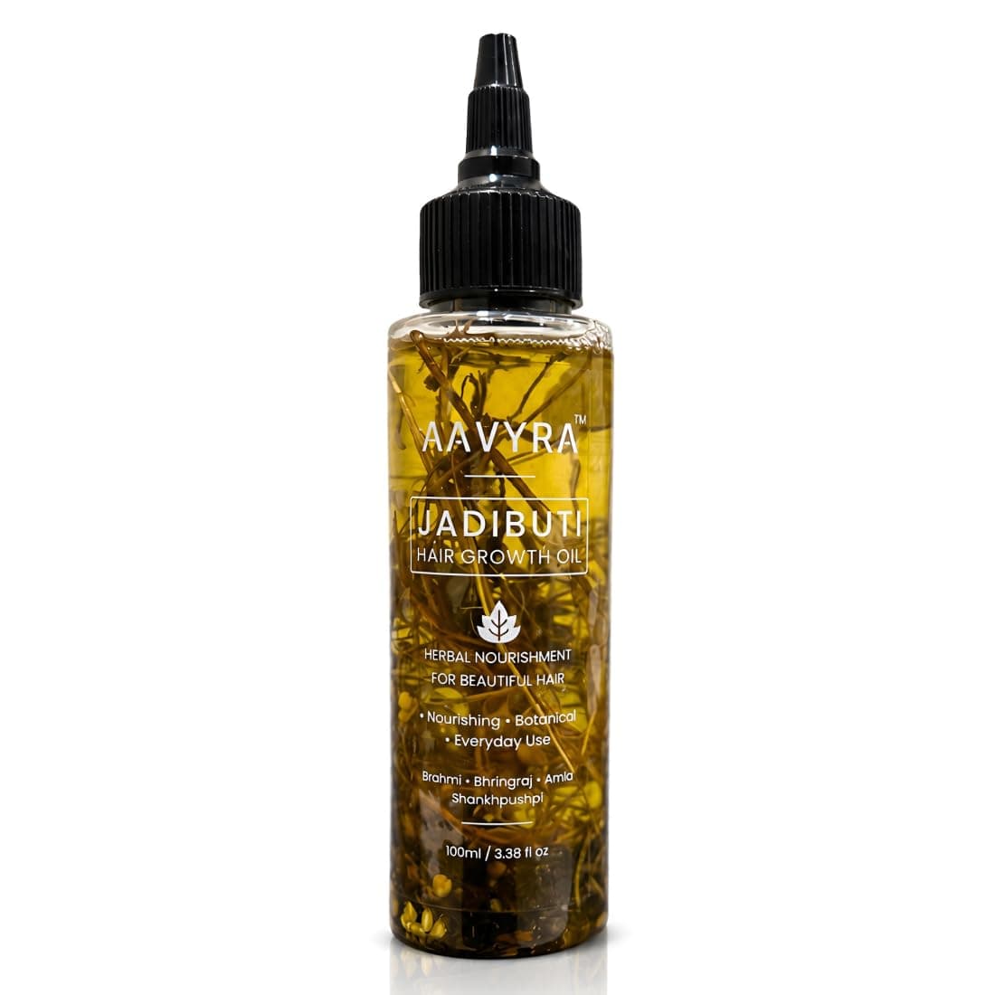 AAVYRA Jadibuti Hair Growth Oil with Brahmi Bhringraj Amla, 100 ml | Hair Growth, Hair Oil