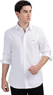 Tommy Hilfiger Solid Regular Fit Oxford Woven Shirt