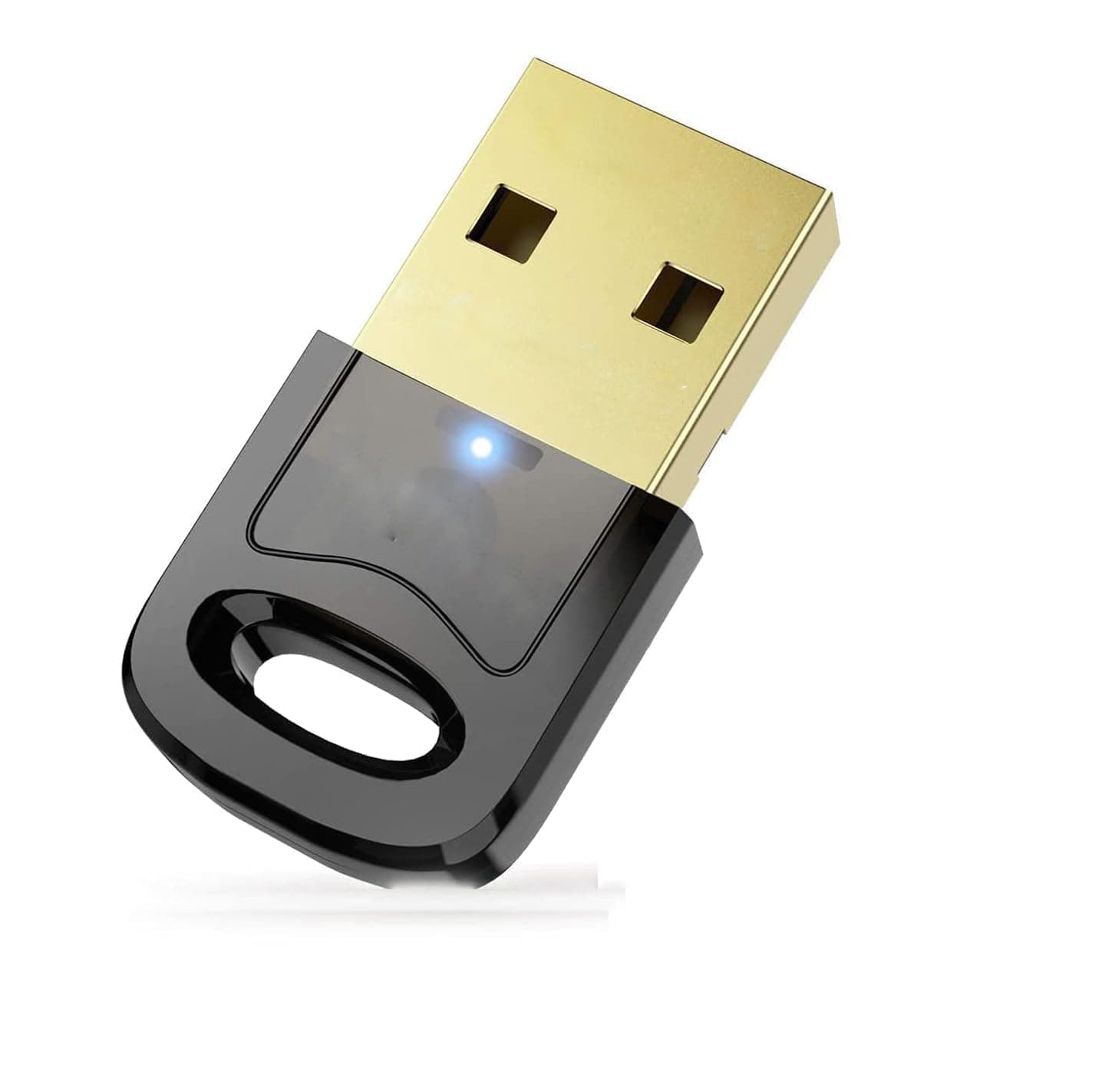 ETZIN USB Bluetooth 5.1 Adapter for PC, Wireless Bluetooth Dongle Transmitter Receiver, Driver-Free, for Desktop,Laptop,Keyboard,Mouse,Headset,Speaker,Printer, Plug&Play EPL-1235WA