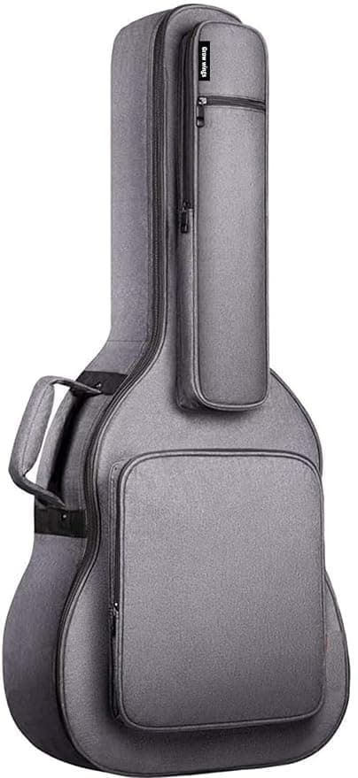 Star House Nylon Acoustic Guitar Bag Compatible With All 38; 39; 40; 41; Inches Guitar, Grey