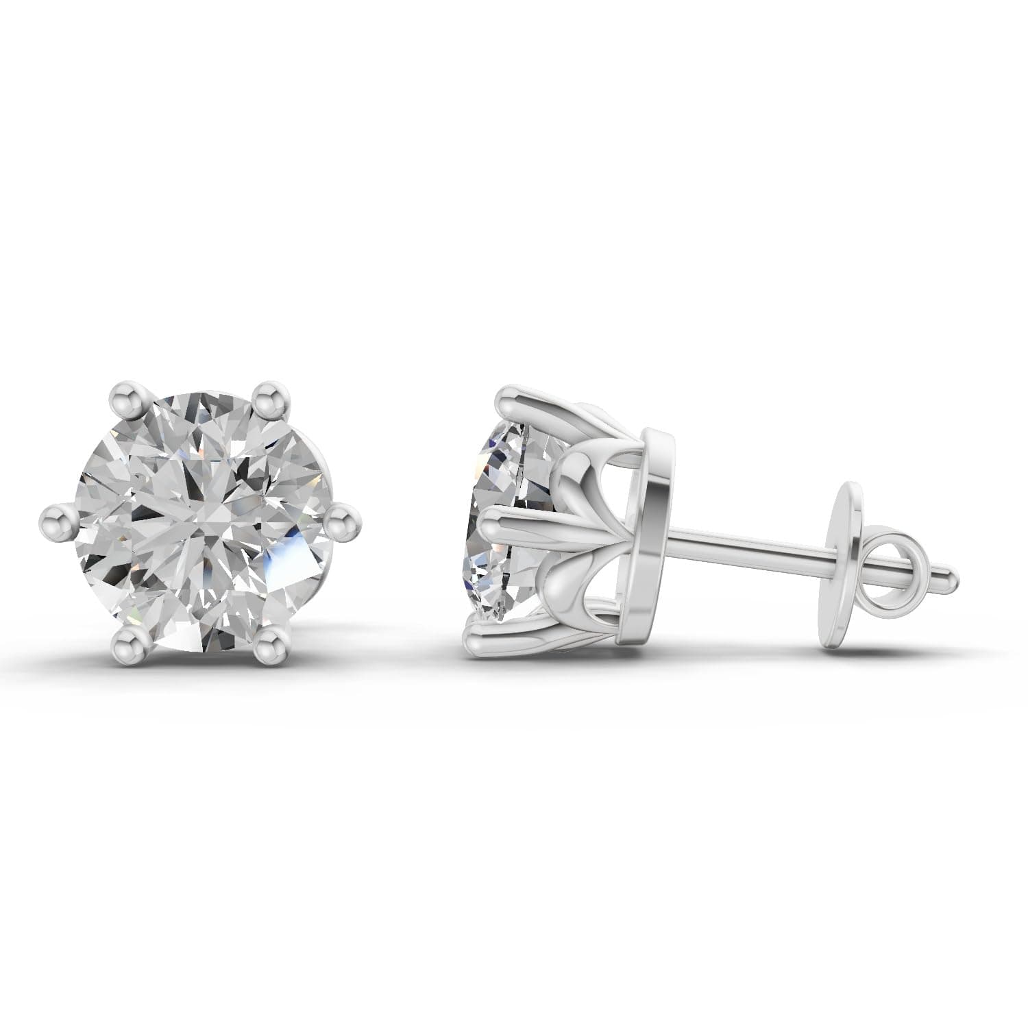 Sparkles Lab Grown Diamond Earrings for Women 4ct, IGI Certified