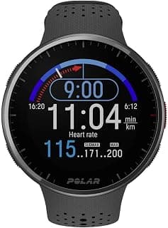 Polar Vantage V3, Sport Watch with GPS, Heart Rate Monitor, and Extended Battery Life, Smart Watch for Men and Women, Offline Maps, Running, Triathlon Watch, Black