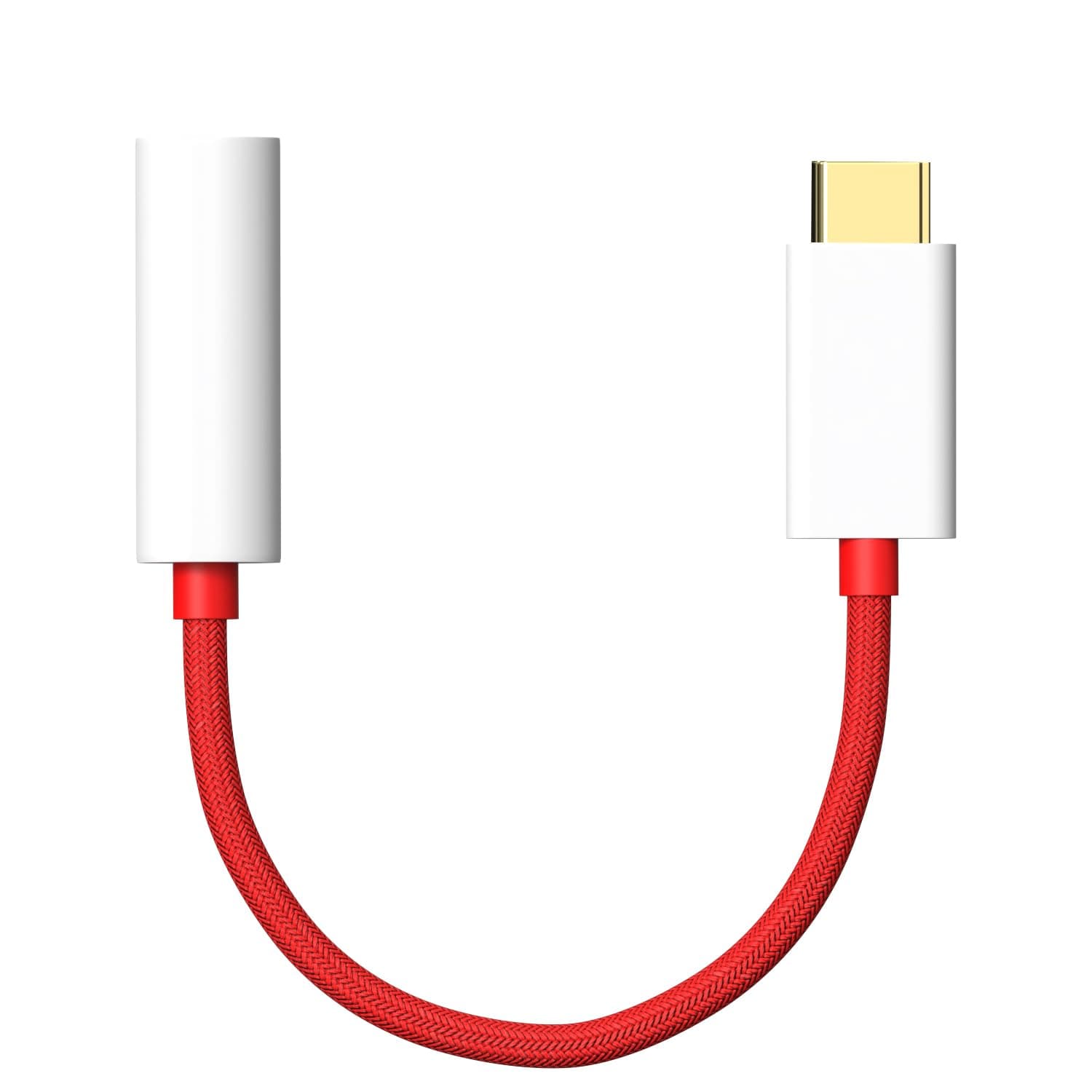 Sounce Type C to 3.5 mm Jack Audio Connector, Noise Cancelling Headphones Jack Converter Audio Adapter Compatible for Nord 10/ 10T / 9 / 9T / 8T/8/7/7 Pro / 1+6/1+6T and All-Pro Devices