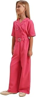 VERO MODA Girls Short Sleeves Basic Jumpsuit