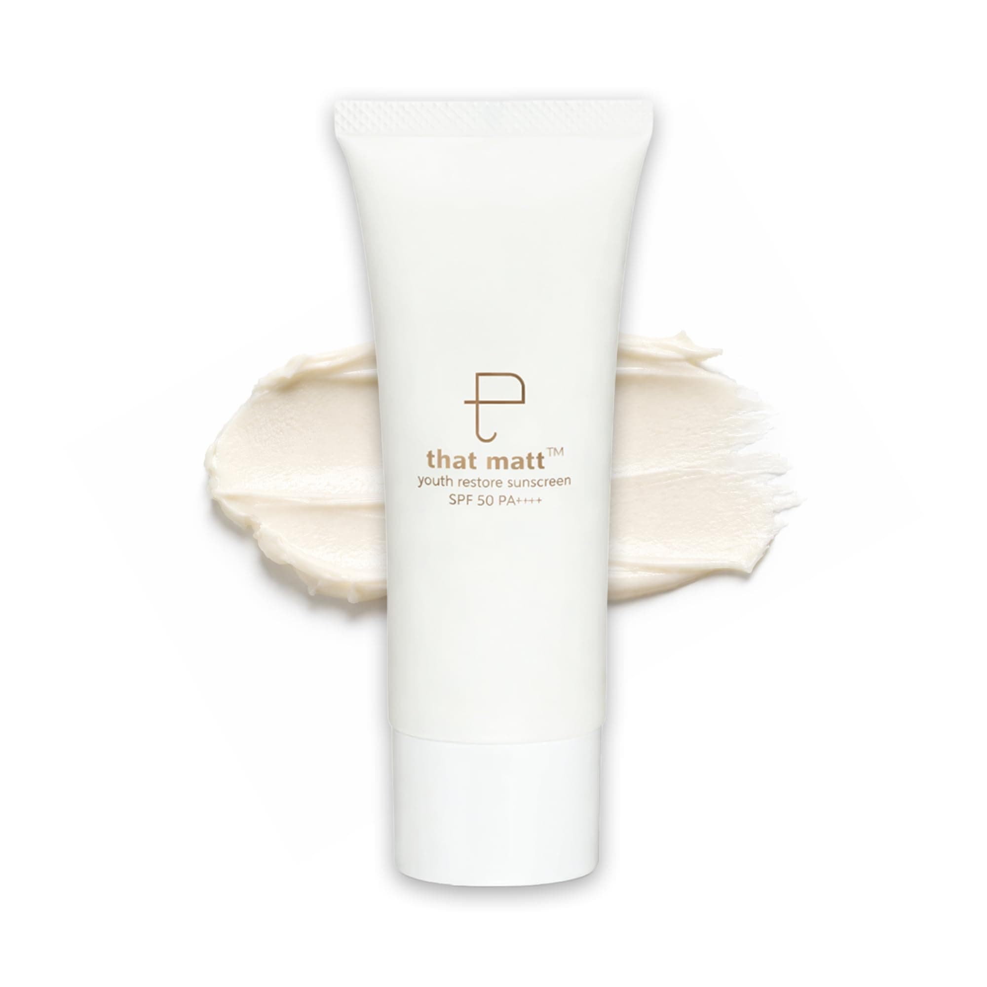 Personal Touch ThatMatt Oil-Control Hybrid Sunscreen SPF 50+ PA++++ | Blue Light, Infrared & Pollution Protection | Non-Comedogenic | Zinc Oxide & Titanium Dioxide | Matte Finish | UVA PF 17 | 50 g