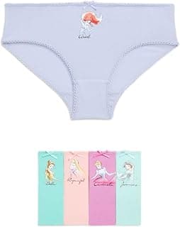Marks & Spencer Girl's Cotton T712040DMULTI Cartoon Underwear