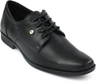 Liberty Fortune BENSTOCK1E – Formal Lacing Derby Shoes for Men, Black, Tan – Cushioned & Non-Slip – Business, Wedding, Office Wear – Stylish Shoes for Men Formal