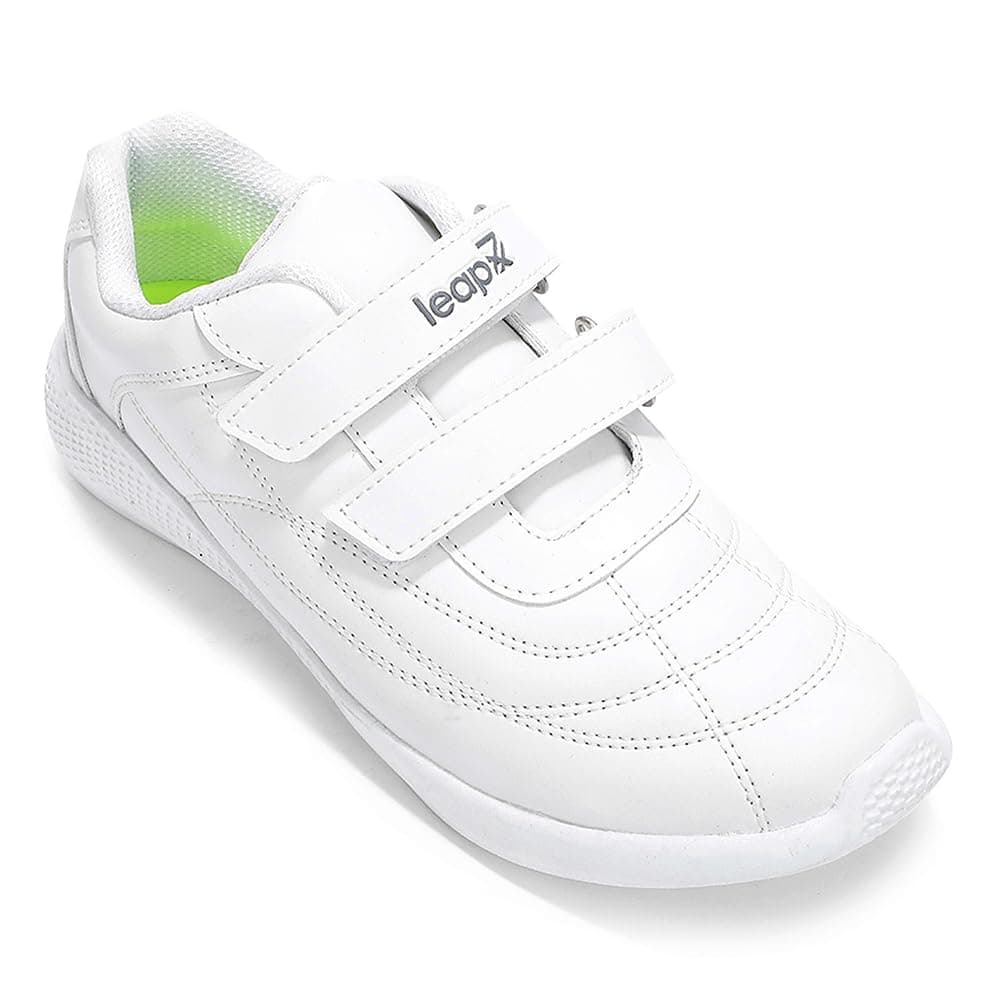 Liberty Lucy & Luke FUNRUN-E Casual Shoes for Kids - Black & White Slip-On Sneakers for Boys & Girls | Memory Foam Insole, Lightweight Everyday Shoes for School, Play, Daycare & Family Outings