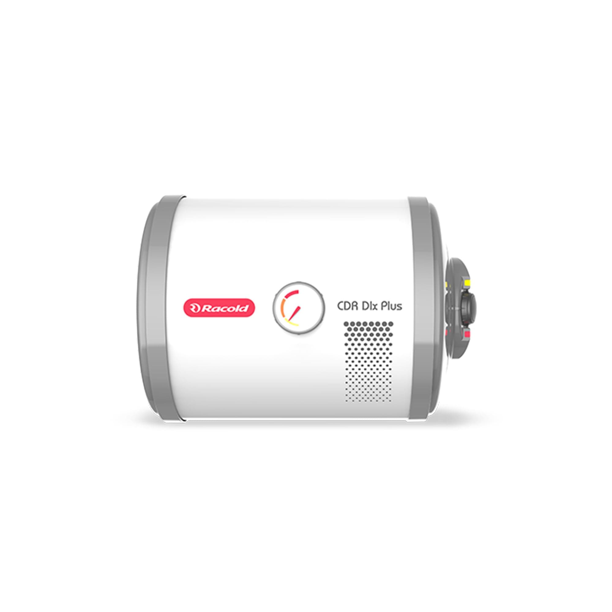 Racold CDR DLX Plus RHS 10L Horizontal Energy Efficient Storage Water Heater(Geyser) with Free Installation & Pipes|Temperature Display & Knob|Fits Under False Ceilings|Titanium Enameled Coating