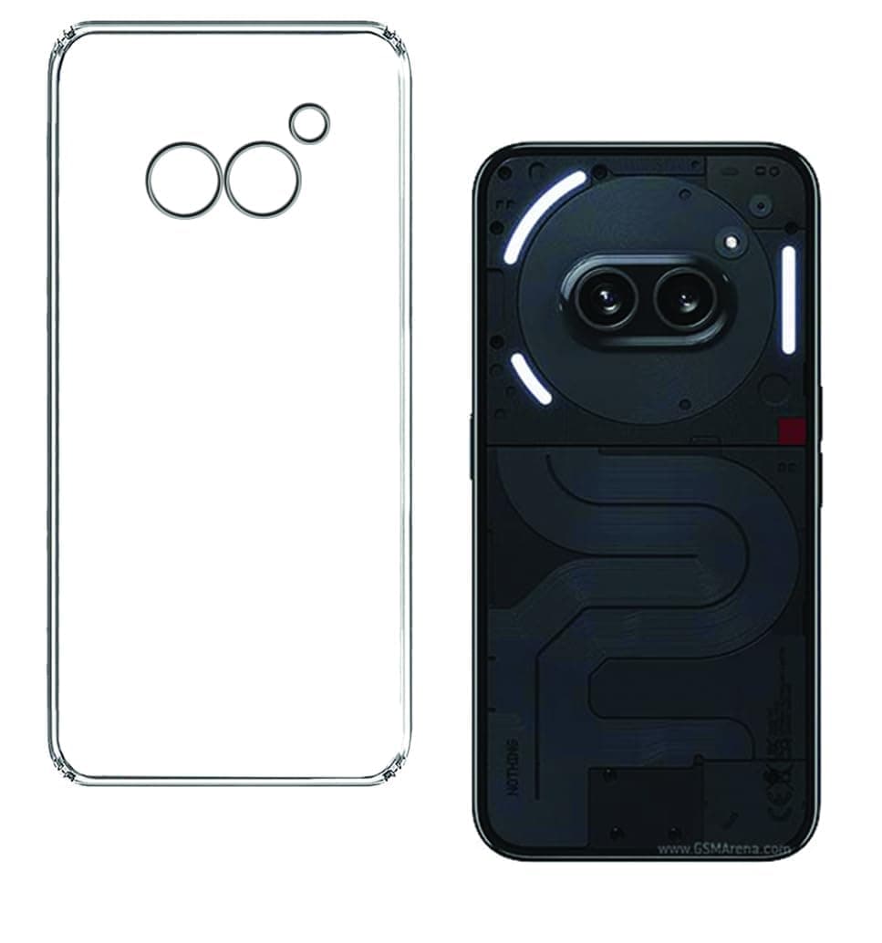 Amazon Brand Solimo Nothing Phone 2a 5G Back Cover | Slim Soft Back Case for Nothing Phone 2a 5G (Transparent) - Silicone