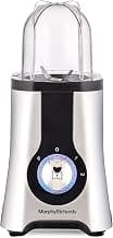 Morphy Richards 2-in-1 BlendMaster Table Blender 400W | Multifunctional: Blend & Grind | SS Blades | 2 Jars | 24,000 RPM High-Speed | 2-Speed + Pulse Mode | 2-Yr Warranty【Silver & Black】