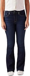 Levi's Women's 725 Dark-Blue Bootcut fit high Rise Jeans