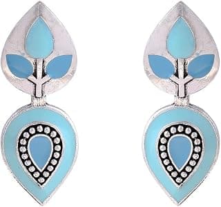 VOYLLA Bagh E Fiza Elegant Leaves Drop Earrings