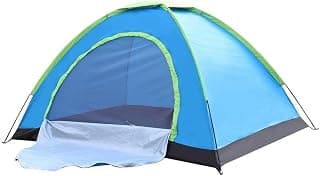 Inditradition Polyester Waterproof Camping & Picnic Tent (For 2 Persons, 6 X 4 X 3 Feet) - Assorted Colour