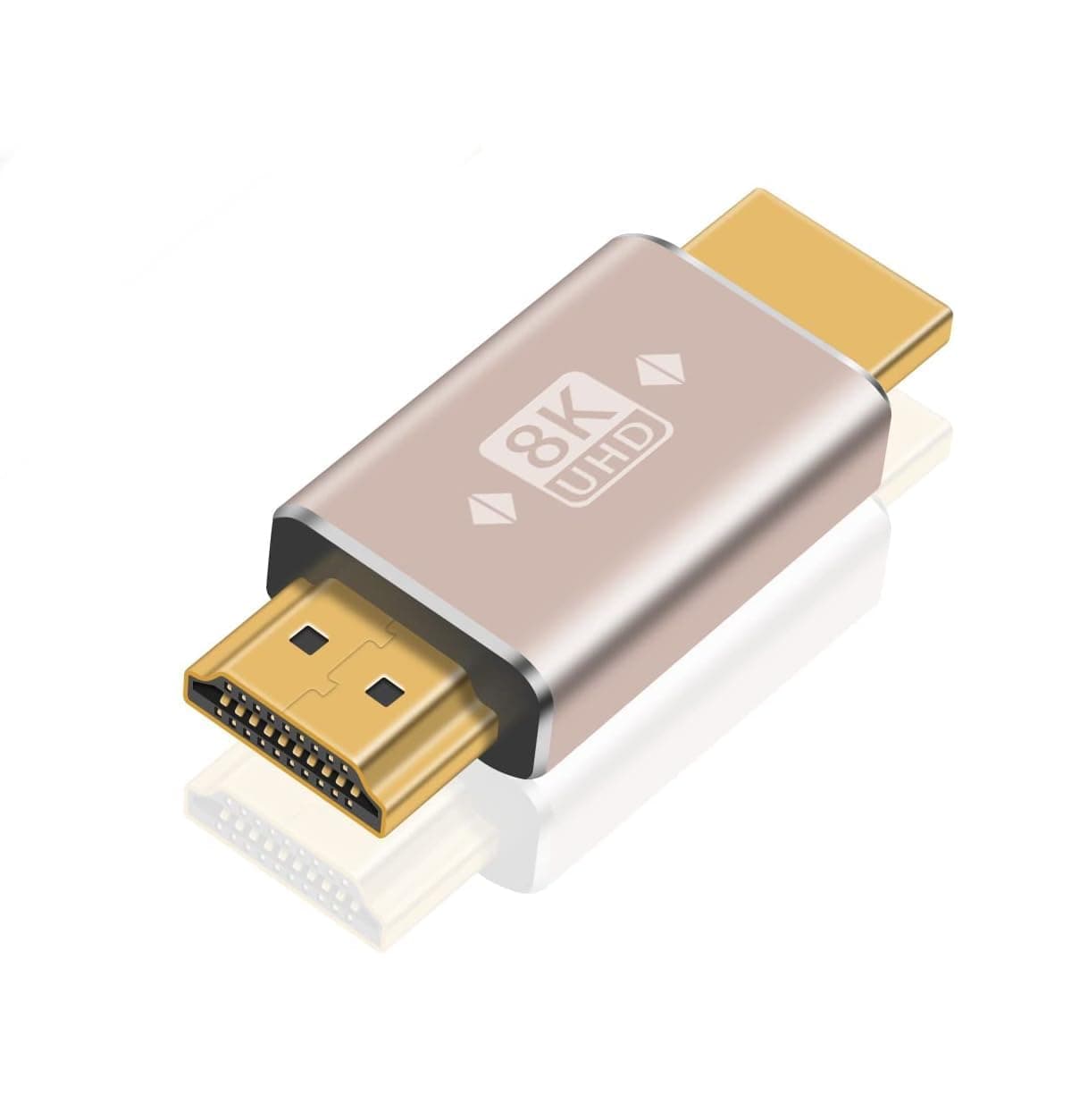 ETZIN 8K HDMI Male to Male Adapter, 48Gbps UHD 2.1 Coupler Connector for HDTV, TV Stick, DVD Player, Game Console, X-Box, PS-4/5/3, EPL-1058H