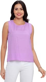 Zink London Women's Purple Solid Fitted Top