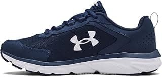 Under Armour Men's Charged Assert 9 Running Shoe, Academy Blue (400)/White, 9.5