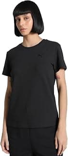 PUMA Women's Solid Regular Fit T-Shirt
