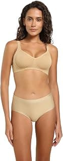 Van Heusen Women’s Side Shaper Cotton Bra | Hi Coverage | Wireless | Non‑Padded | Side Support | Breathable | Fabric Straps | High Support | Style 11014