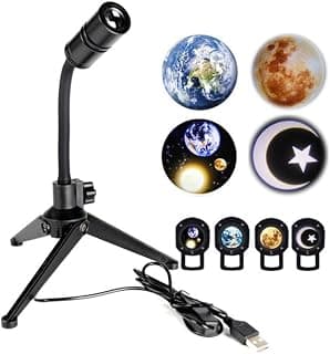 Maharsh Plastic Moon Lamp Projector Night Light Earth Projection Led for Bedroom Ceiling,Gift,Room Decor,Photo Background, Multicolor