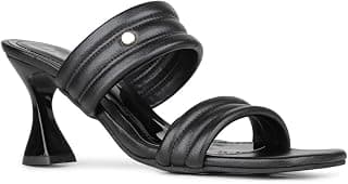 Inc.5 Womens Black Solid Square Toe Block Heel Sandals Heeled