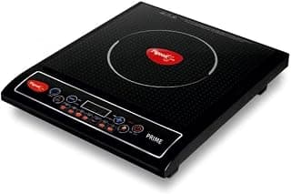 Pigeon Prime 15794 Induction Cooktop (Black, Push Button)