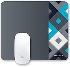 ARTBRIZ® Brizberry Pro-X1 Mouse Pad, Optimised for Speed and Precision, Premium Anti Skid Rubber Base, for Office Desktop Laptop PC Mac, 240mm x 210mm x 3mm (111S - Pack of 1)