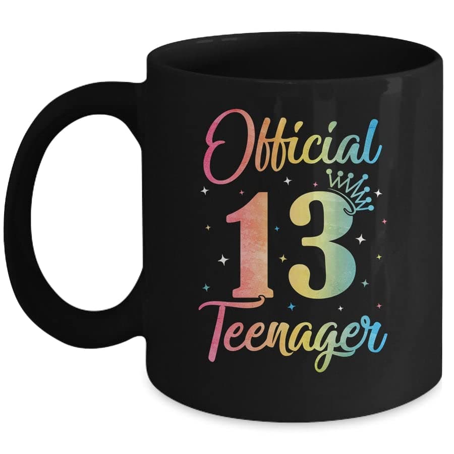 RADHIKA Office Teenager 13 Years Old 13th Birthday Boys Girls Printed Ceramic Tea/Coffee Mug (325ml)-12914