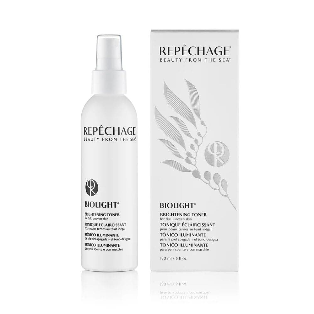 Repechage Biolight Brightening Toner | Face Toner for Uneven Skin Tone & Dull Skin | Seaweed, Licorice, Willow Bark & Aloe Vera | Hydrating Facial Mist | 180 ml