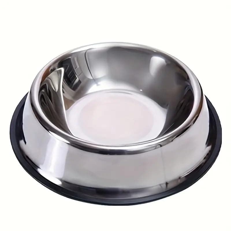 Cozy Puppies Stainless Steel Dog Bowl, Smooth Surface Dog Feeder Bowl Durable Dog Food Bowl Water Drinking Basin with Non-Slip Bottom (700 ml x 1 Pack)