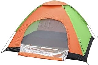 2 Person Tent Waterproof, House & Dome Tent, Double-Layer Family for Hiking, Camping, Lightweight, Includes Carry Bag, (190 X 150 X 130 CM), (Pcs-1 ; Multicolour). (2 Person)
