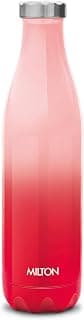MILTON Prudent Thermosteel Bottle, 800 ml Water Bottle, 24 Hours Hot and Cold, Double Wall Vacuum Insulated, Water Bottles, Tea Flask/Coffee Flask for Sports, Travel, Red