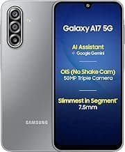 Samsung Galaxy A17 5G (Gray, 6GB RAM, 128GB Storage) | 50 MP No Shake Camera | Gemini Live | Circle to Search | Super AMOLED | Corning Gorilla Glass Victus | 7.5mm Sleek | AI