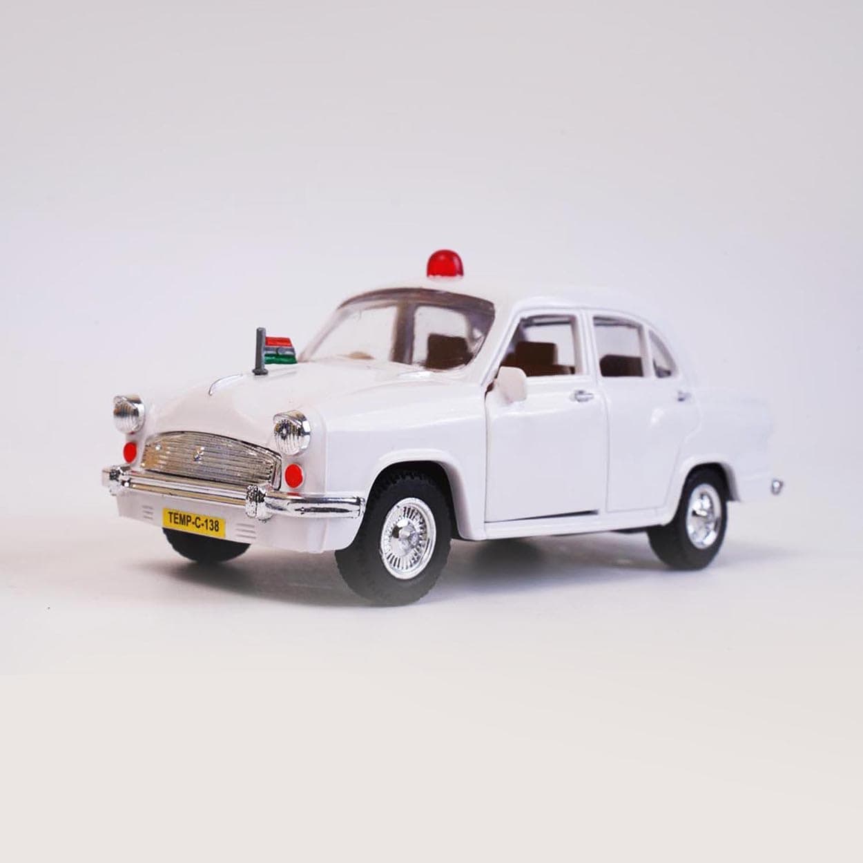 Centy Toys Plastic Vip Ambassador Toy Car, White, Kid