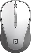 Portronics Toad 34 Wireless Mouse with 2.4 GHz Wireless, Adjustable Sensitivity, USB Receiver, Ergonomic Design, for Laptops, Desktops PC, Mac (White)